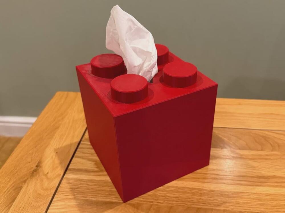 Lego Inspired Tissue Holder
